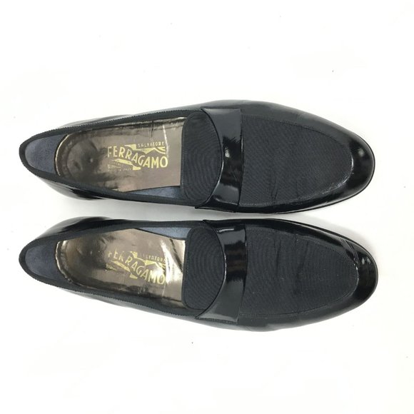 Salvatore Ferragamo Tuxedo Loafers Shoes Size 10 main image 4